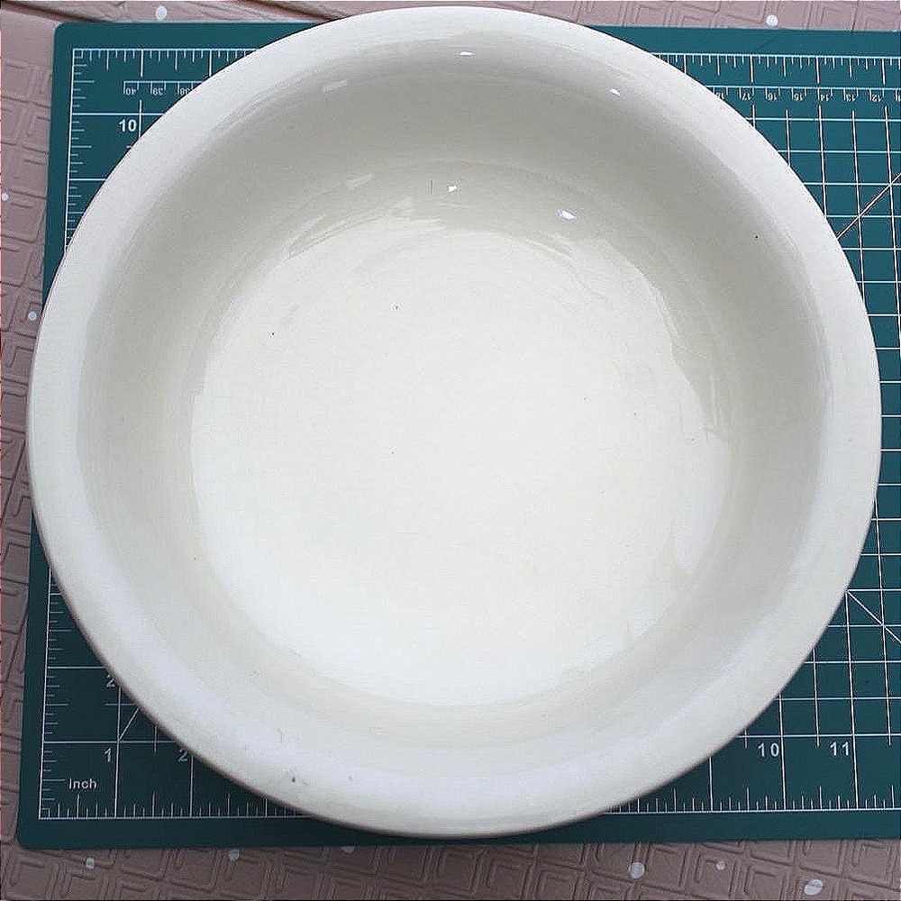 McCoy Pottery 7515 Large Round Serving Bowl Basin Off White Cream USA Vintage - Picture 3 of 10